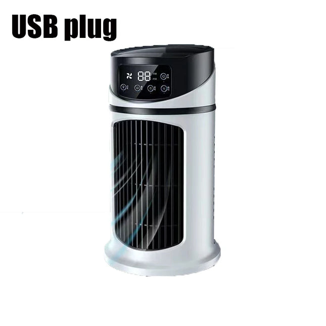 Portable Air Conditioner USB Mini Air Conditioner Air Cooler Fan Water Cooling Fan Air Conditioning air cooler For Home Office by zapcart