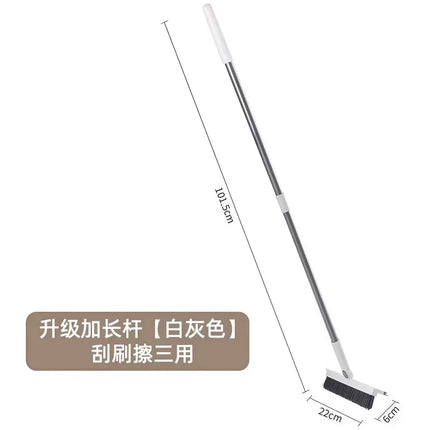 Long Handle Bathroom Tile Floor Brush No Dead Angles Toilet Cleaning Tool Multi-Function Wall Wash Cleaner Household Tools by zapcart