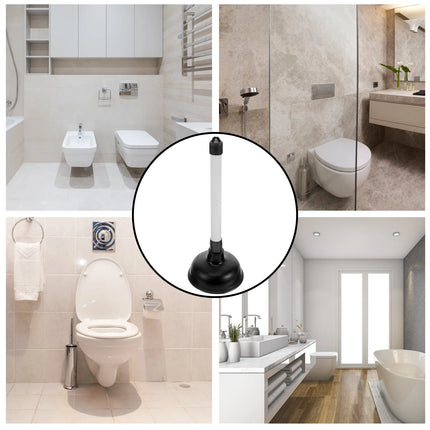 Toilet Plunger Heavy Duty Reinforced Cup Bathroom Sink Drain Unclogger Closestool Kitchen Cleaning Accessory Closestool by zapcart
