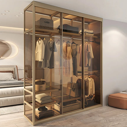 Living Room Bedroom Closet Storage Clothes Cupboard System Wardrobe Display Modern Minimalist Guarda Roupa Trendy Furniture by zapcart