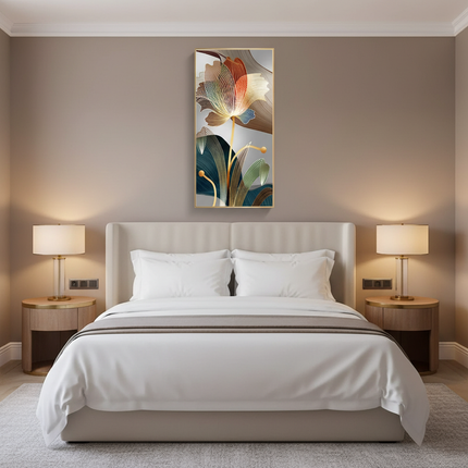 Abstract Flower Art Bedroom