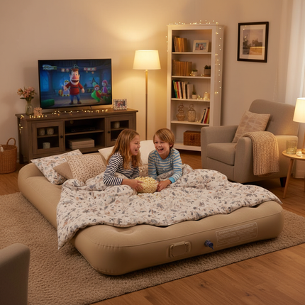 Air Mattress Family Sleepover