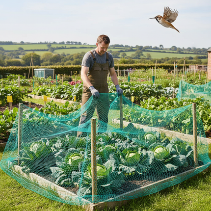 Anti Bird Net – Brassica Bed