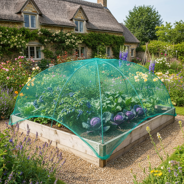 Anti Bird Net – Raised Vegetable Bed