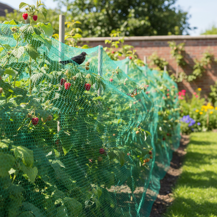 Anti Bird Net – Raspberry Canes