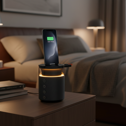 Bedside night light charging