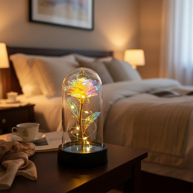 Bedside Table Romantic Lighting