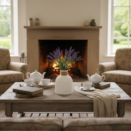 Beige Vase Living Room