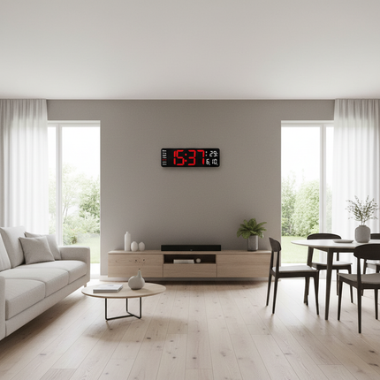 Black Clock Open Plan