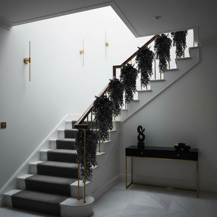 Black Garland Staircase