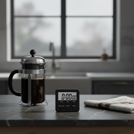 Black Kitchen Timer – British Morning
