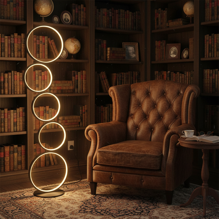 Black Lamp Victorian Corner