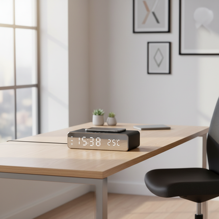 Black Opansten on British home office desk