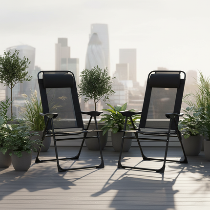 Black Recliner - Townhouse Decking