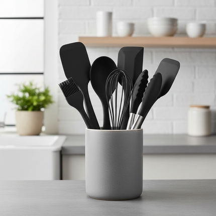 Black Set - Utensil Holder