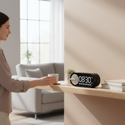 Bluetooth Speaker Alarm Clock 4
