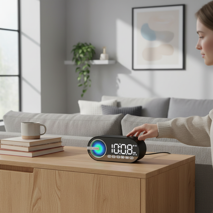 Bluetooth Speaker Alarm Clock 5