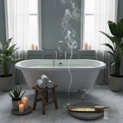 British Bathroom Spa Setting