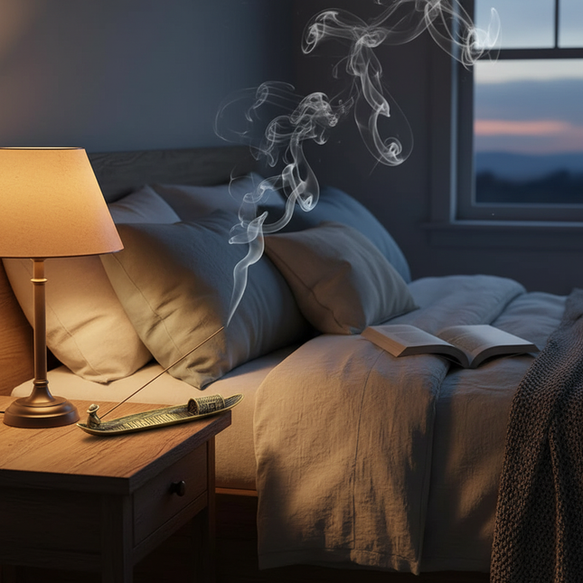 British Bedroom with Incense Holder