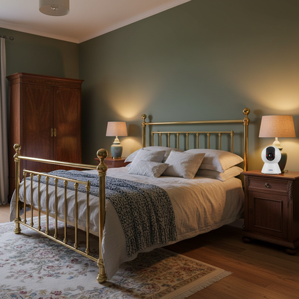 British Bedroom with KERUI Camera