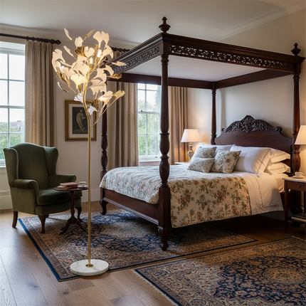 British Country Manor Bedroom