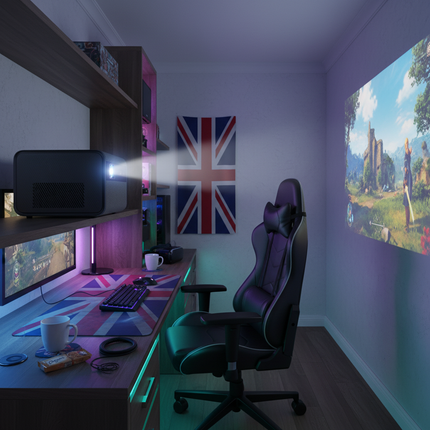 British Gaming with Proper Projector Position