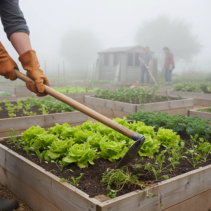 British Garden Lifestyle – Allotment Weeding