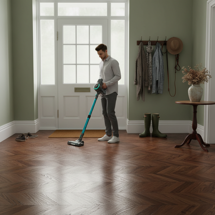 British Hallway with YISORA Vacuum