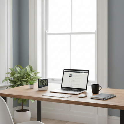 British Home Office with Weather Station