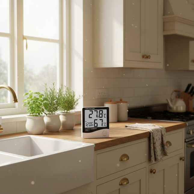 British Kitchen with Thermometer