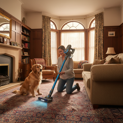 British Living Room with YISORA Vacuum