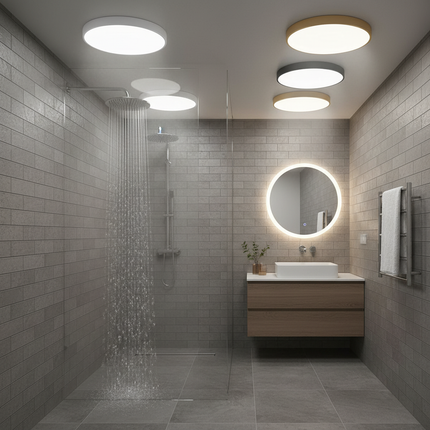 British Wet Room with Premium Waterproof Lighting