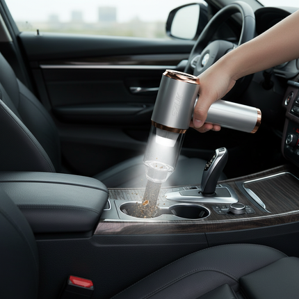 Cleaning cup holders and console