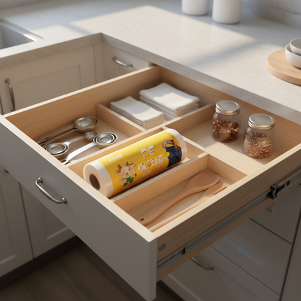 Cling Film – Drawer Organisation