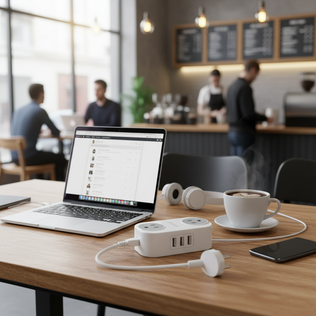Coffee Shop Remote Work