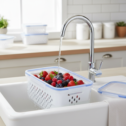 Containers - Washing Fruit Blue