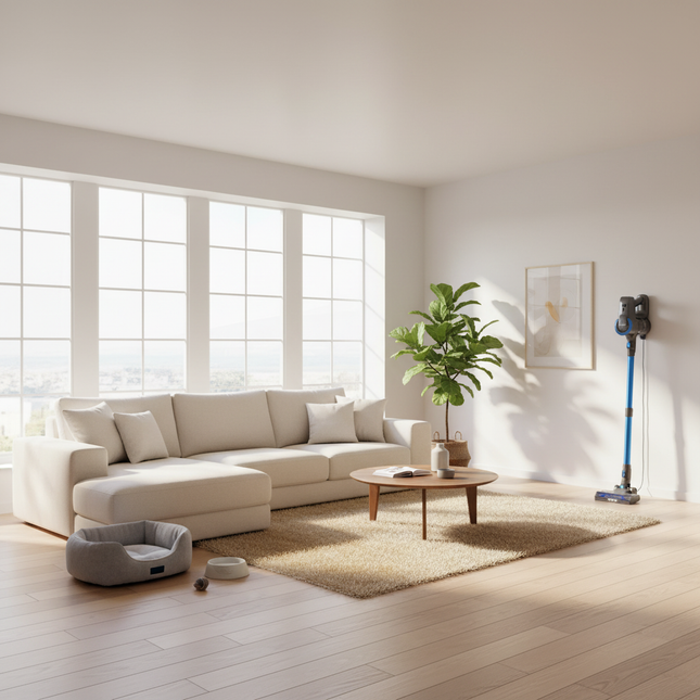 Contemporary British Home with YISORA Vacuum