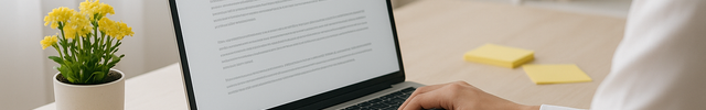 create a lifestyle horizontal image for our Privacy Policy page while using fine touches of our yellow theme color, dont fill with yellow, different from above images