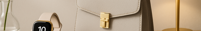create a lifestyle horizontal image for our trending products collection while using fine touches of our yellow theme color, do not fill with yellow color