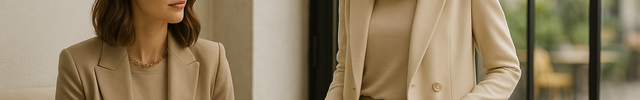 create a lifestyle horizontal image for our women collection, while using fine touches of our yellow theme color