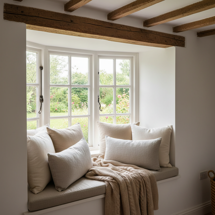 Cushions on Window Seat