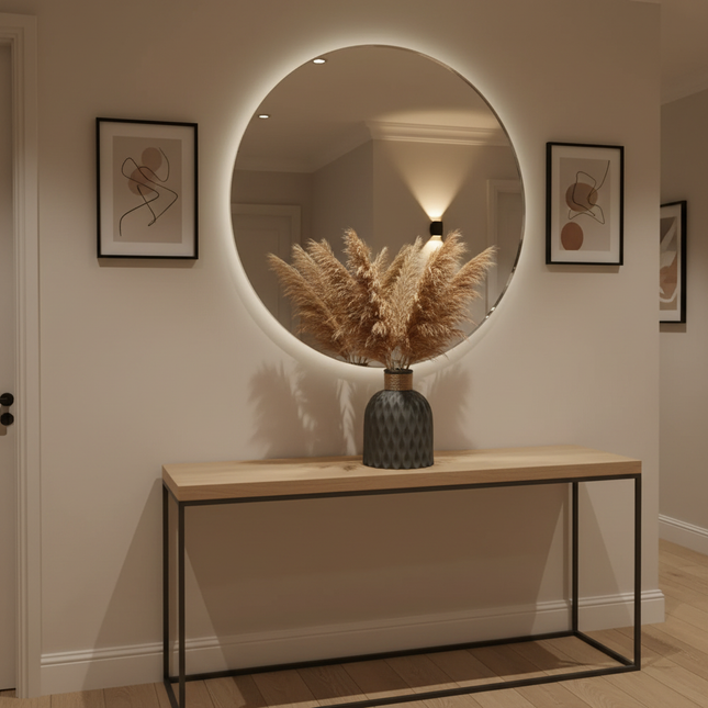 Dark Grey Vase Hallway