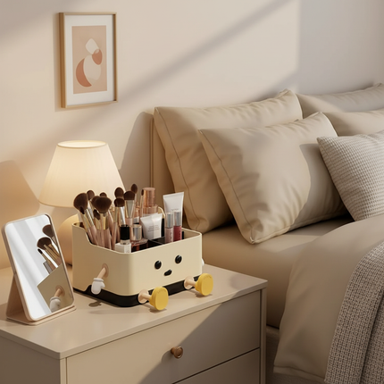 Desktop Organizer on Bedside Table