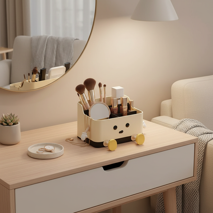 Desktop Organizer on Dressing Table