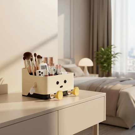 Desktop Organizer on Vanity