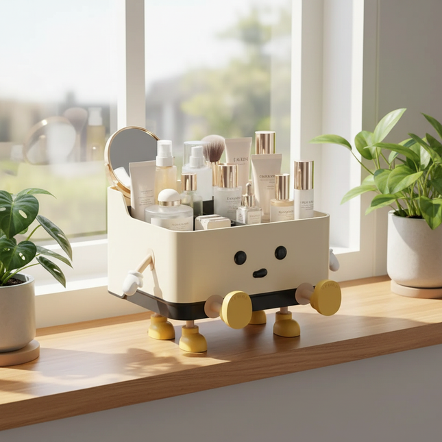 Desktop Organizer on Windowsill