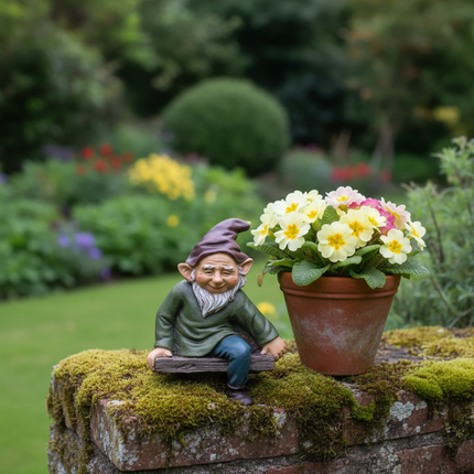 Elf on Garden Wall