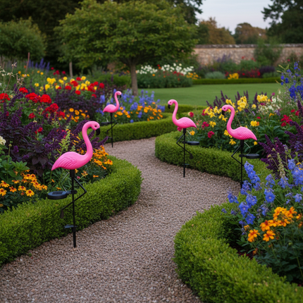 Flamingo Solar Light – 3 Pack Gravel Path