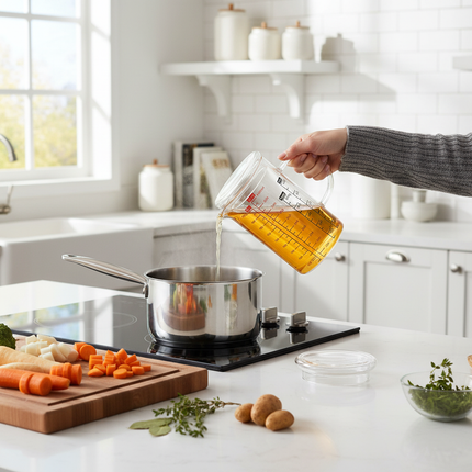 Glass Cup - Glass Lid Meal Prep