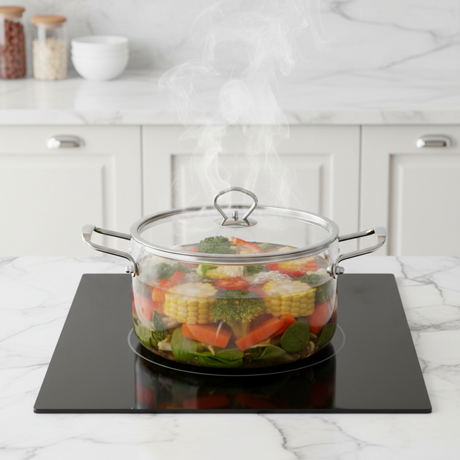 Glass Pot Soup Induction